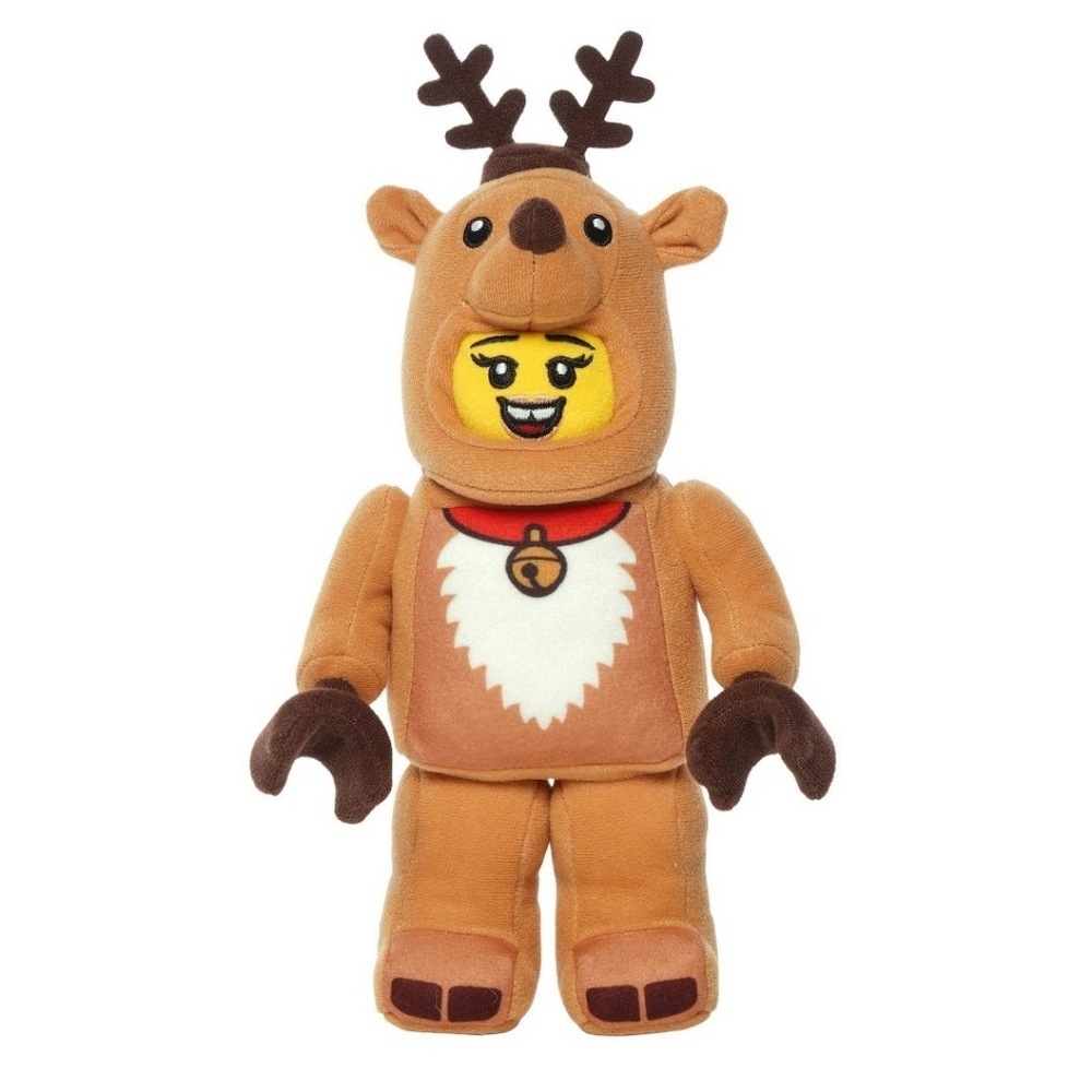 Lego Minifigure Reindeer Costume Girl Plush